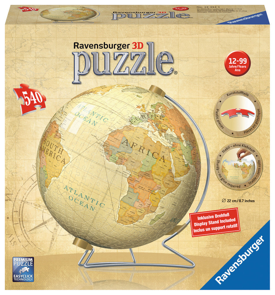 Ravensburger 3D Puzzles Vintage Globe 12434