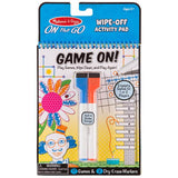 Melissa & Doug Write On! Reusable Games Wipe-Off Dry-Erase Travel Activity Pad