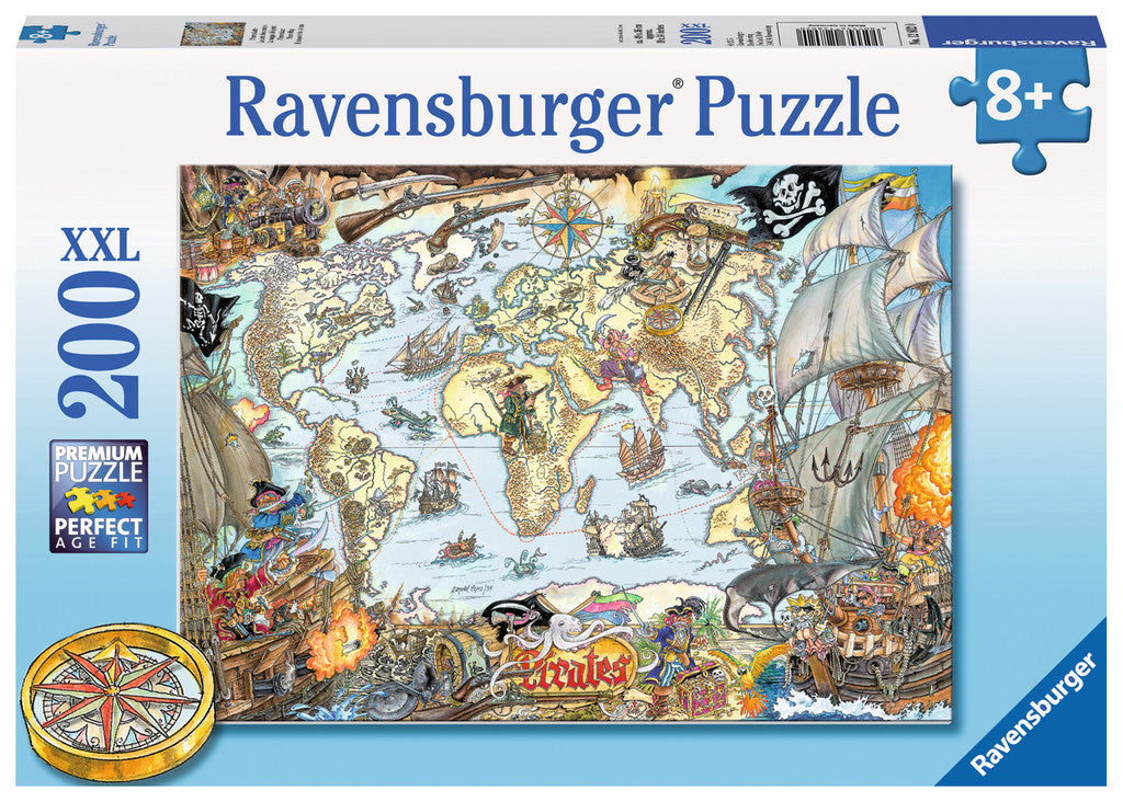 Ravensburger Children's Puzzles 200 pc Puzzles - Pirate Map 12802