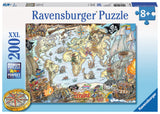 Ravensburger Children's Puzzles 200 pc Puzzles - Pirate Map 12802
