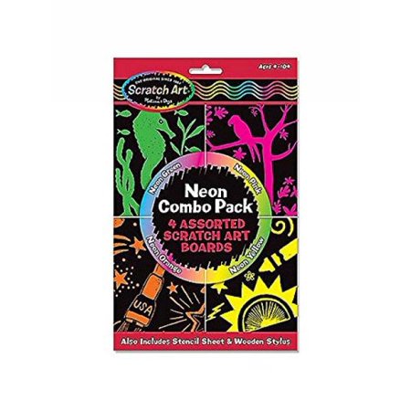 Melissa & Doug Neon Mini Scratch Notes