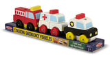 Melissa & Doug Stacking Emergency Vehicles