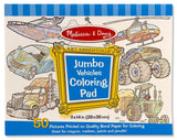 Melissa & Doug Jumbo Coloring Pad - Vehicles