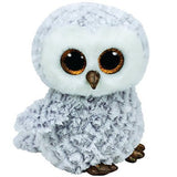 Ty Owlette the Grey Gray and White Owl Beanie Boos Stuffed Animal Plush Toy