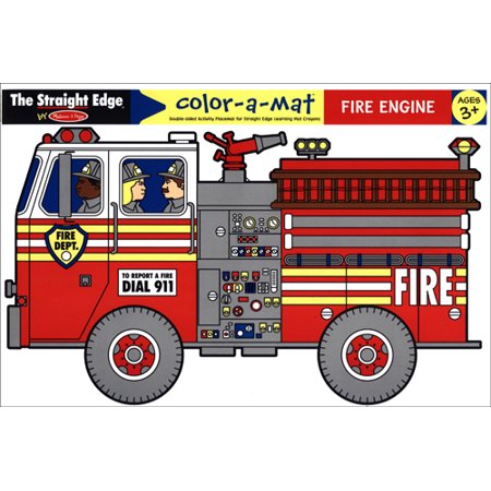 Fire Engine Color-A-Mat