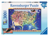 Ravensburger Children's Puzzles 300 pc Puzzles - USA Map 13039