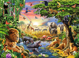Ravensburger Children's Puzzles 300 pc Puzzles - Evening at the Waterhole 13073