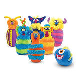 Melissa & Doug Monster Plush 6-Pin Bowling Game With Storage Bag