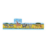 Melissa And Doug Safari 4-In-1 Jumbo Linking Floor Puzzle 96pc