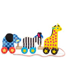 Melissa & Doug Pull-Along Zoo Animals
