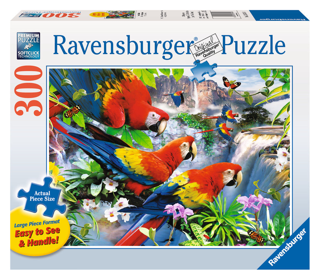 Ravensburger Adult Puzzles 300 pc Large Format Puzzles - Tropical Birds 13534