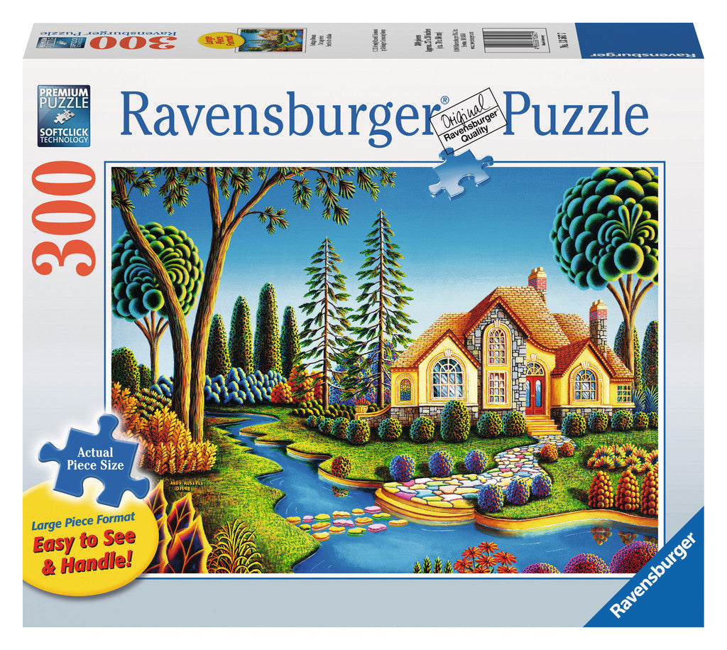 Ravensburger Adult Puzzles 300 pc Large Format Puzzles - Cottage Dream 13567