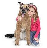 Melissa & Doug Giant German Shepherd - Lifelike Stuffed Animal Dog (over 2 feet tall)