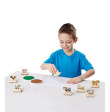 Melissa & Doug My First Wooden Stamp Set - Farm Animals