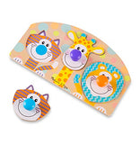 Melissa & Doug First Play Safari Jumbo Knob Puzzle 4pc