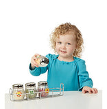 Melissa & Doug Pizza Seasoning Set (5pc) - Play Food, Stainless Steel Caddy