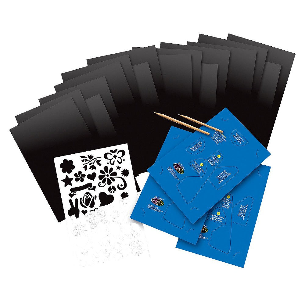 Melissa & Doug Scratch Art - Deluxe Neon Set