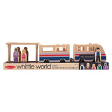 Melissa & Doug 'Whittle World' Wooden Train & Platform Toy Blue One Size