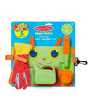 Melissa & Doug Sunny Patch Happy Giddy Garden Tool Belt Set With Gloves, Trowel, Watering Can, and Pot