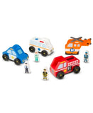 Melissa & Doug Emergency Vehicle Set