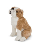 Melissa & Doug Giant English Bulldog - Lifelike Stuffed Animal (nearly 2 feet tall)
