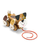 Melissa & Doug Playful Puppy Wooden Pull Toy for Beginner Walkers