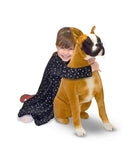 Melissa & Doug Giant Boxer - Lifelike Stuffed Animal Dog