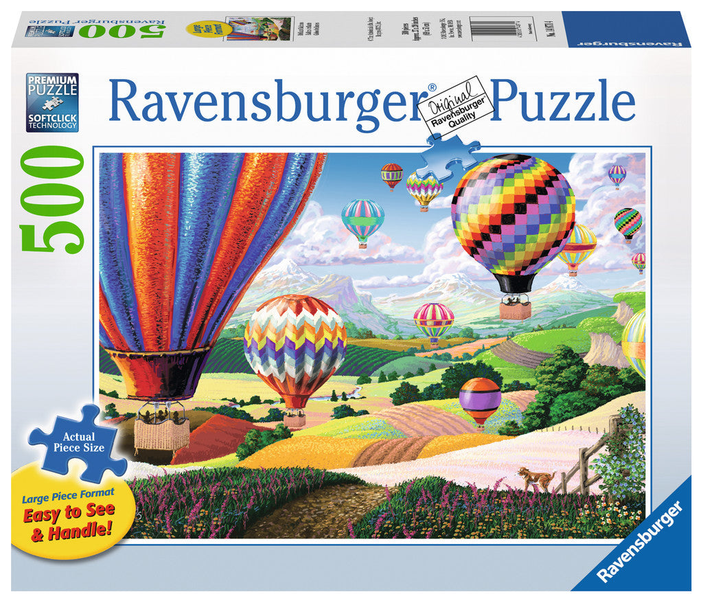Ravensburger Adult Puzzles 500 pc Large Format Puzzles - Brilliant Balloons 14871