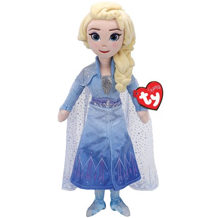 TY Disney Frozen 2 Movie Elsa 15.5 Inch Tall Collectible Stuffed Plush Toy