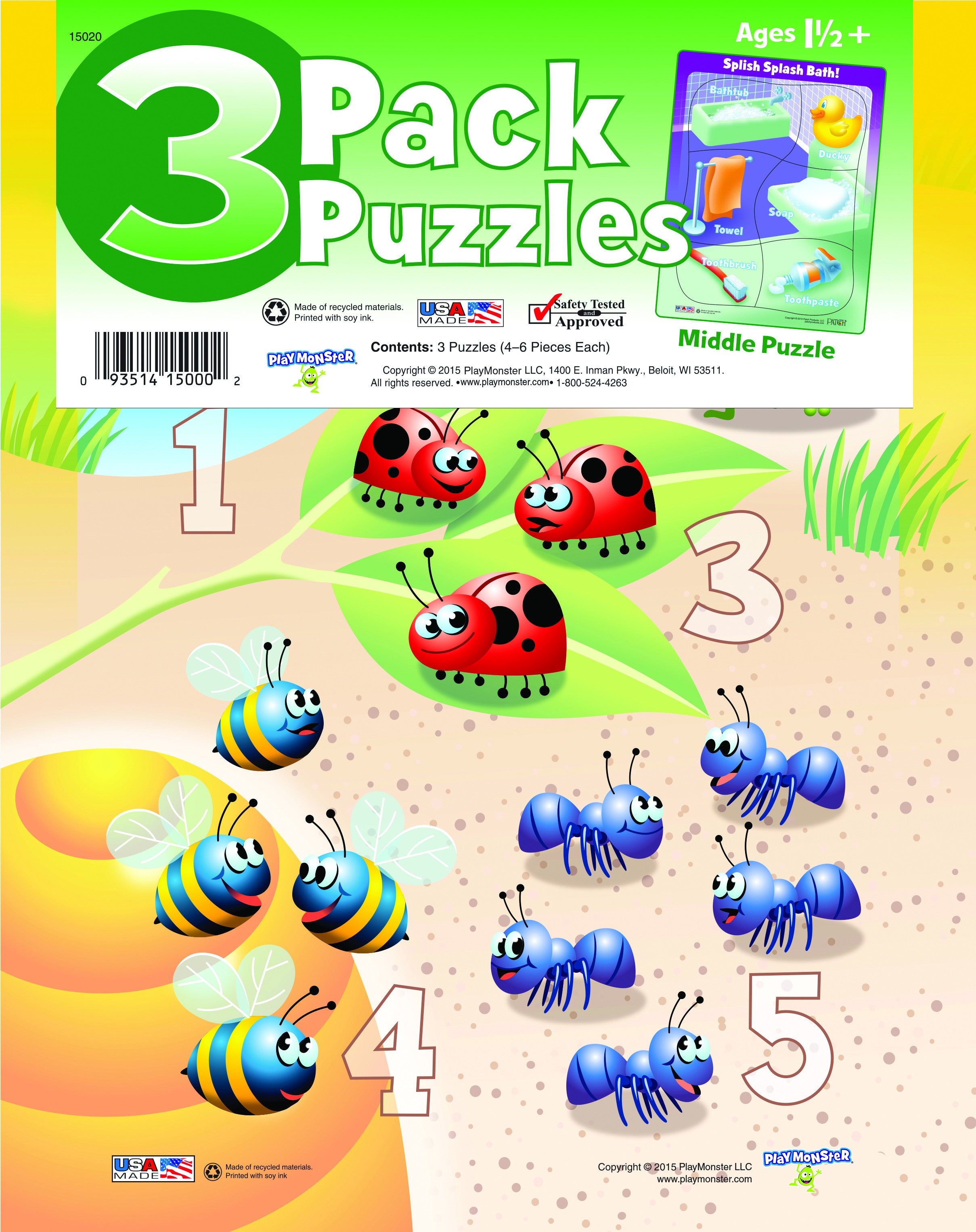 3-Pack Puzzles 15020