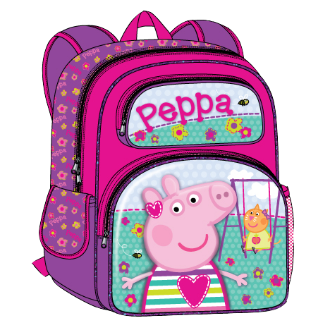Peppa Pig- Peppa Play 3D 16" Large Backpack