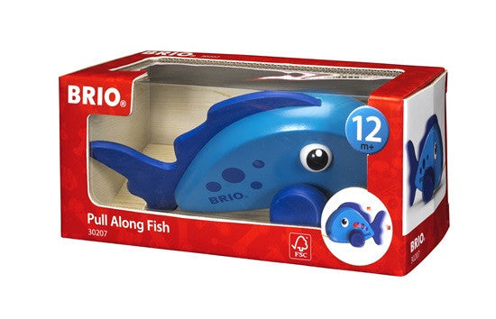 Brio Infant/Toddler - Pull Alongs - Pull Along Fish 30207