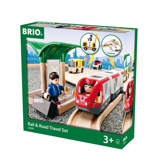 Brio Railway - Sets - Rail & Road Travel Set 33209