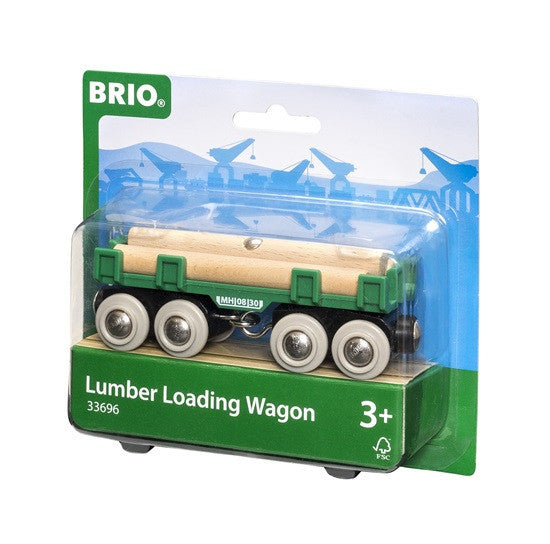 Brio Railway - Rolling Stock - Lumber Loading Wagon 33696