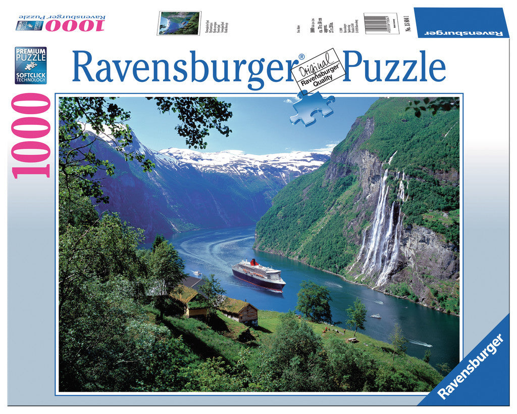 Ravensburger Adult Puzzles 1000 pc Puzzles - Norwegian Fjord 15804