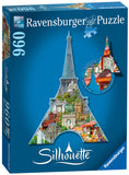 Ravensburger Adult Puzzles Shaped Puzzles - Eiffel Tower 16152
