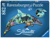 Ravensburger Adult Puzzles Shaped Puzzles - Dolphin 16154