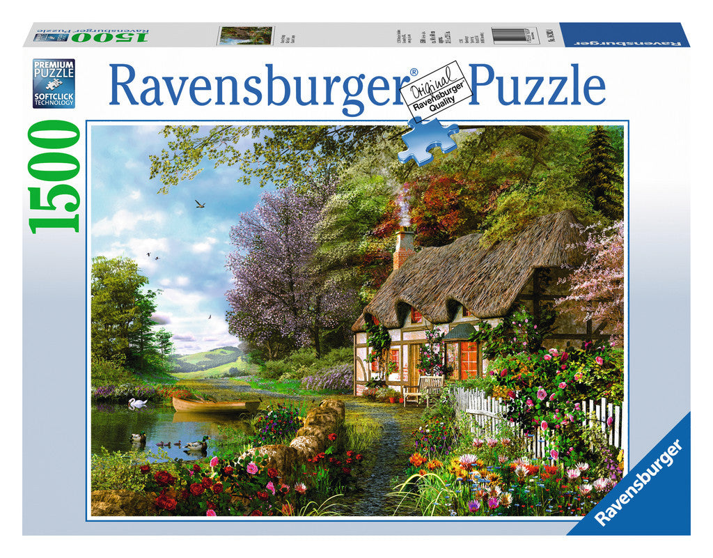 Ravensburger Adult Puzzles 1500 pc Puzzles - Country Cottage 16202