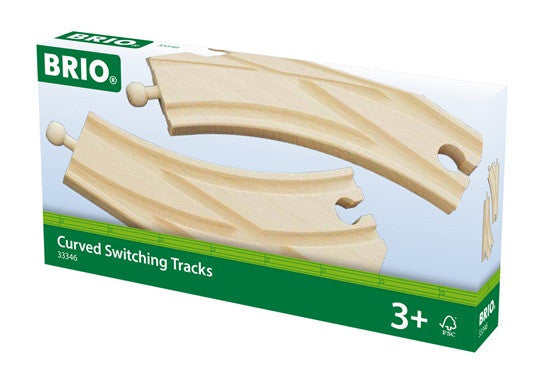 Brio Railway - Rails - Curved Switching Tracks 33346