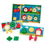 Melissa & Doug Sort, Match, Attach Nuts And Bolts Boards