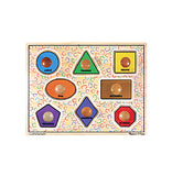 Melissa and Doug Kids Toy, Large Shapes Jumbo Knob Puzzle