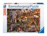 Ravensburger Adult Puzzles 3000 pc Puzzles - African Animal World 17037