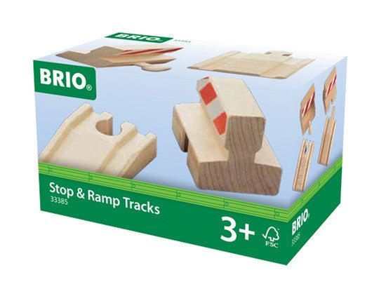 Brio Railway - Rails - Ramp & Stop Track Pack 33385