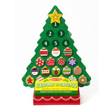 Melissa & Doug Countdown to Christmas Wooden Advent Calendar - Magnetic Tree, 25 Magnets