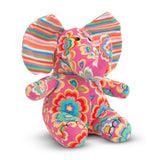 Melissa & Doug Sally Elephant - Patterned Pal Stuffed Animal