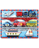 Melissa & Doug, Puzzle Fresh Start Chunky Vehicles