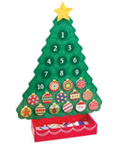 Melissa & Doug Countdown to Christmas Wooden Advent Calendar - Magnetic Tree, 25 Magnets