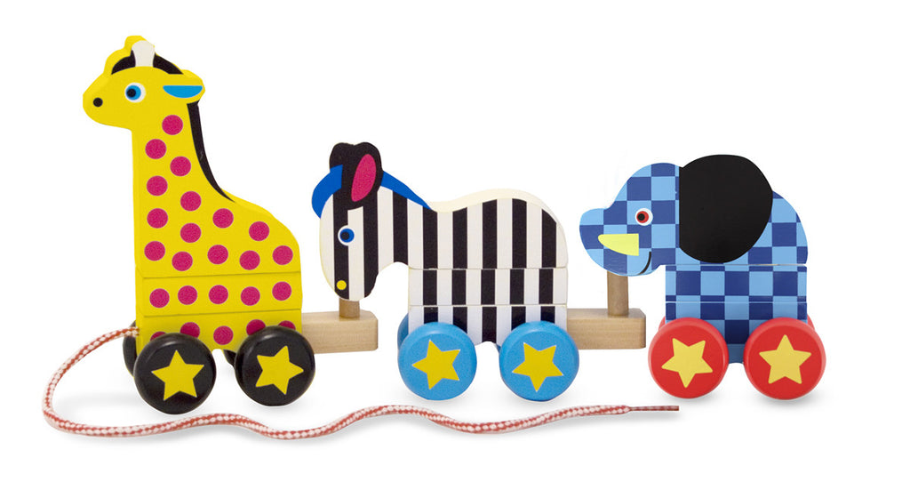 Melissa & Doug Pull-Along Zoo Animals 289