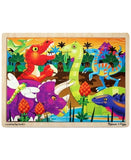 Melissa and Doug Kids Toy, Prehistoric Sunset 24-Piece Jigsaw Puzzle - Dinosaur Toy