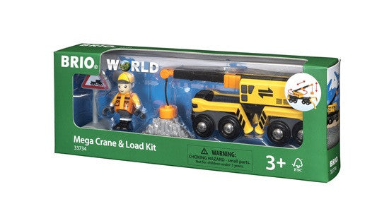 Brio Railway - Trains - Megacrane & Load Kit 33734